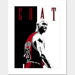 Michael Jordan GOAT Posters and Art